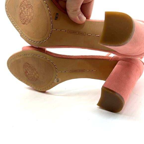 Vince Camuto Corlina Ankle Strap Light Pink Open Toe Sandal size 9M - Picture 6 of 14